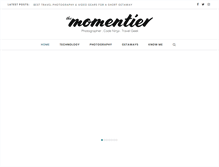 Tablet Screenshot of momentier.com